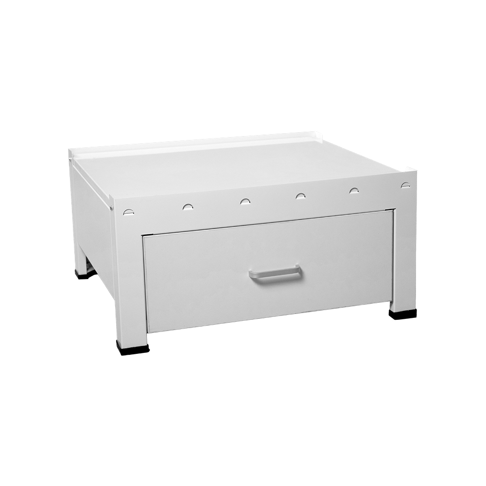 60602100 Washingmachinetable 'bold' with wooden drawer