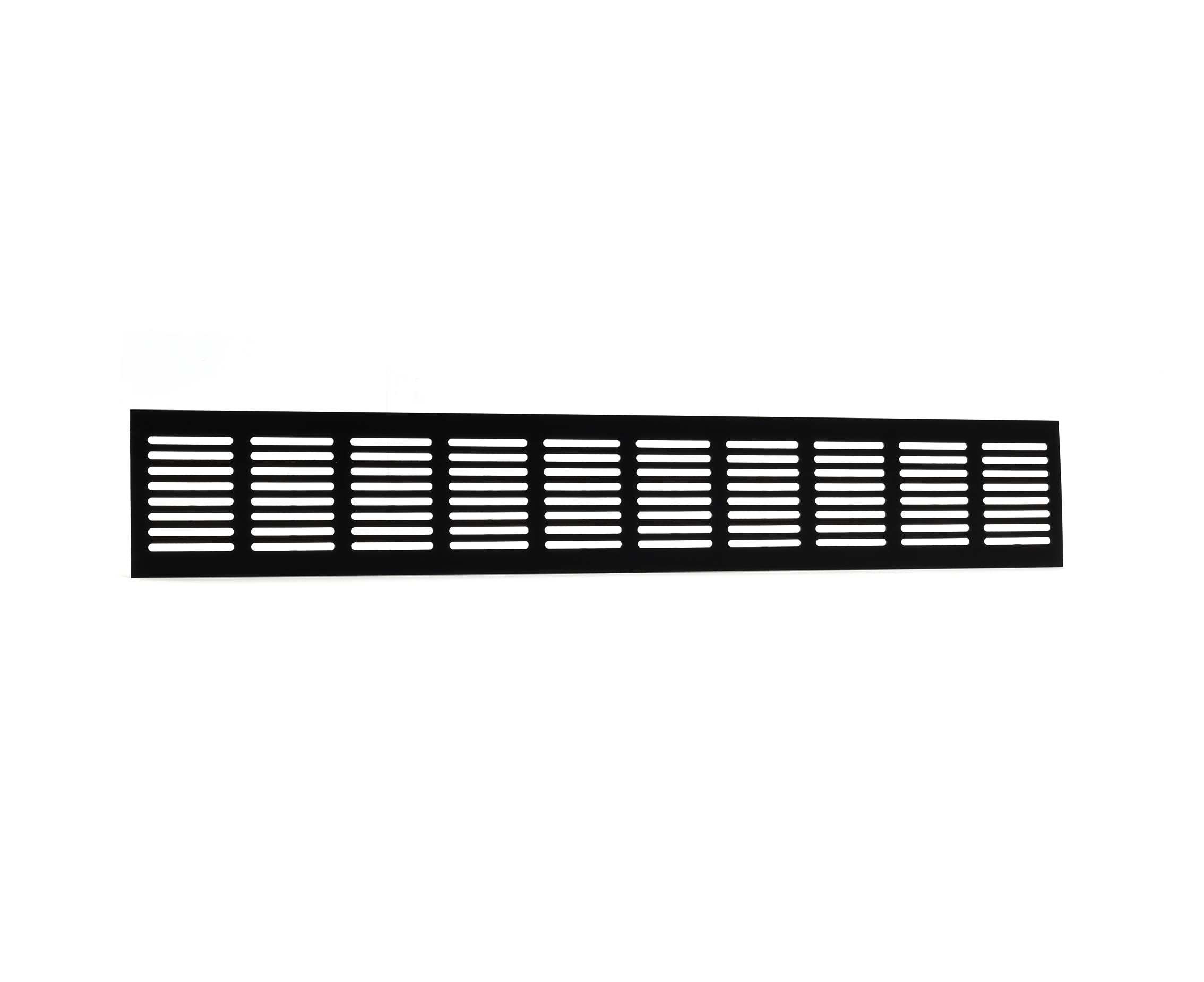 64201101 Skirting grille 500x80mm Black