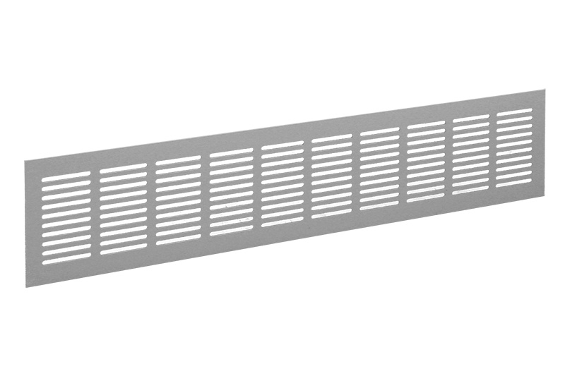 64201917 Aluminium plinth grille 600x100mm F1 anodized