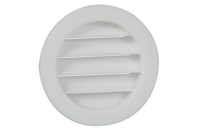 Ventilation grid plastic Ø25mm white