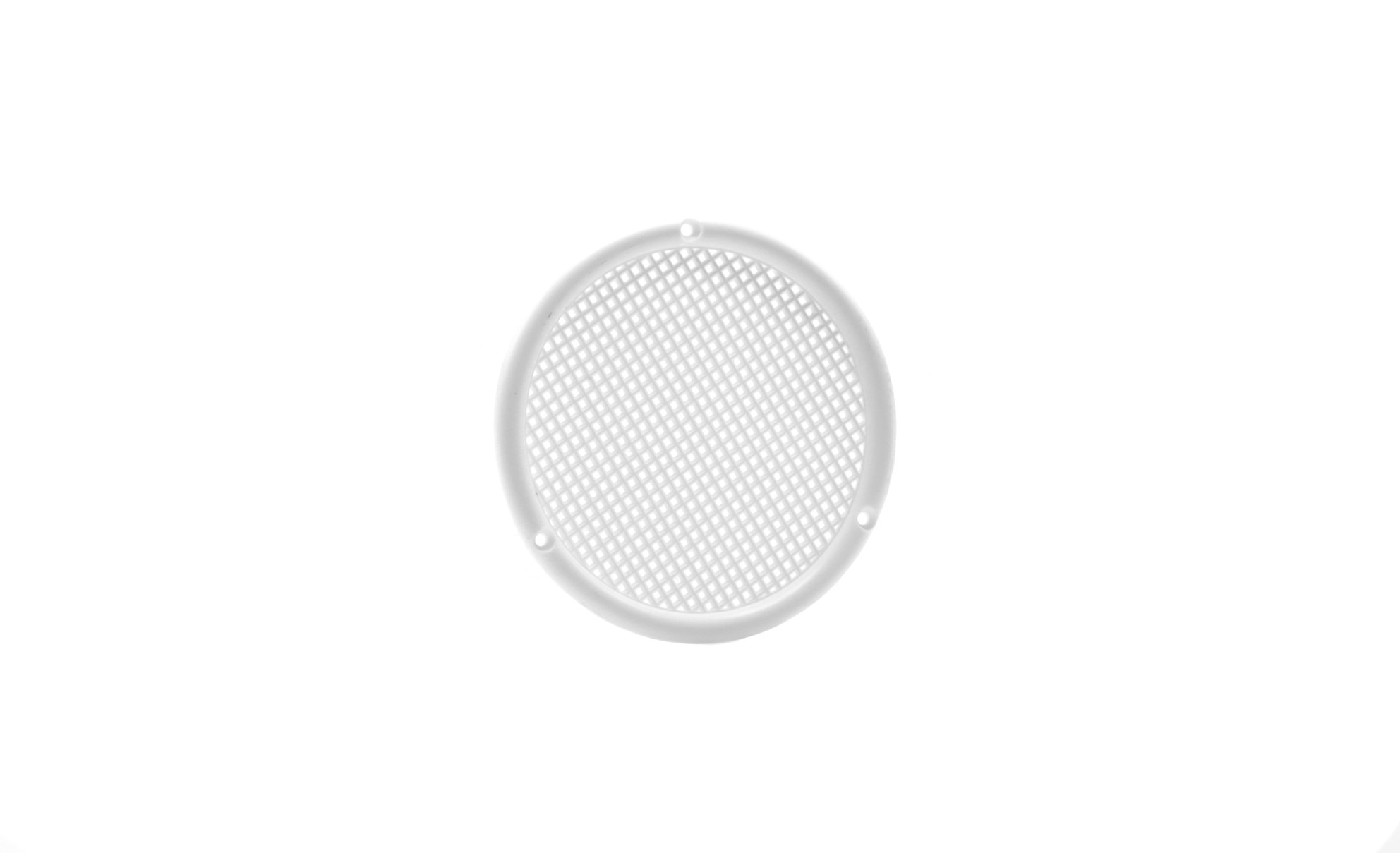 64802200 Ventilation grid plastic Ø73mm flat white