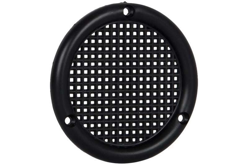 64802201 Ventilation grid plastic Ø73mm flat black