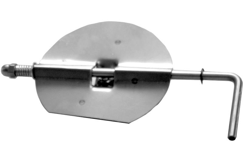 Black steel Ø200mm valve key